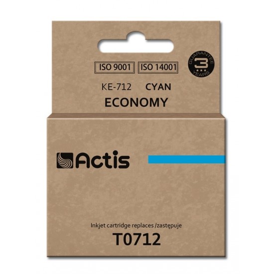 Actis KE-712 ink (replacement for Epson T0712/T0892/T1002; Standard; 13.5 ml; cyan)