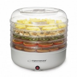 Esperanza EKD001 food dehydrator Transparent,White 125 W