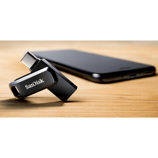 SanDisk Ultra Dual Drive Go USB flash drive 64 GB USB Type-A / USB Type-C 3.2 Gen 1 (3.1 Gen 1) Black