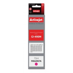 Activejet AC-G490M Ink cartridge (replacement for Canon GI-490M; Supreme; 70 ml; 7000 pages, magenta)