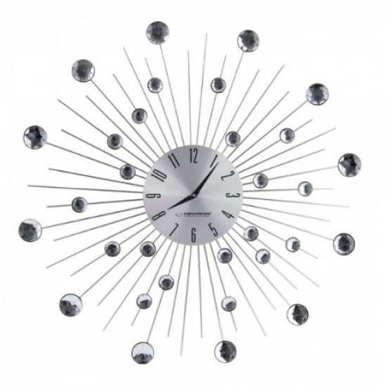 Esperanza EHC002 wall clock Mechanical wall clock Round Stainless steel