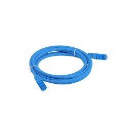 LANBERG PATCHCORD S/FTP CAT.6A 1M BLUE LSZH