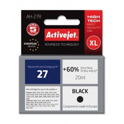 Activejet AH-27R Ink cartridge (replacement for HP 27 C8727A; Premium; 20 ml; black)