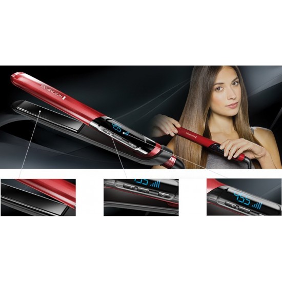 Remington S9600 hair styling tool Straightening iron Warm Red 3 m