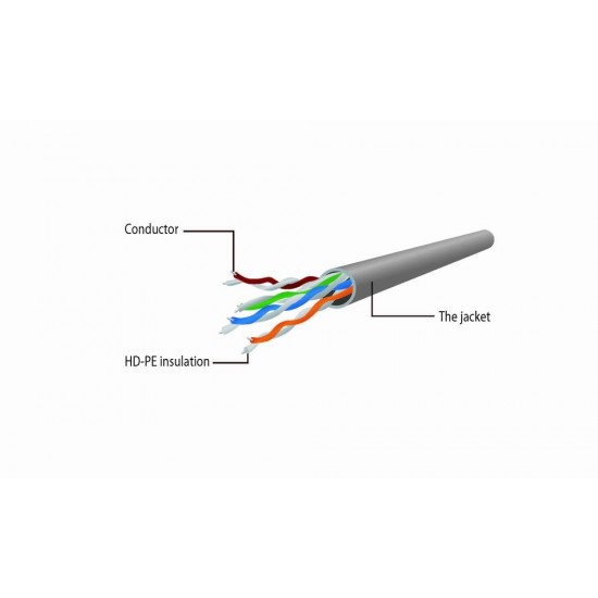 Gembird PP6U-1M networking cable Grey Cat6 U/UTP (UTP)