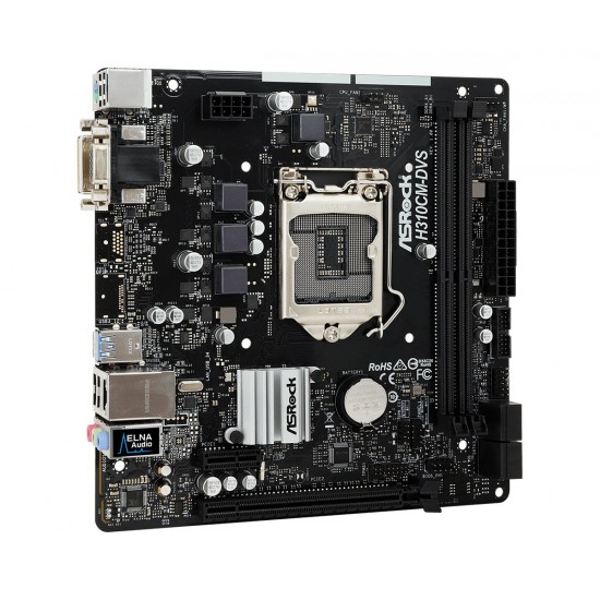 Asrock H310CM-DVS Intel® H310 LGA 1151 (Socket H4) micro ATX