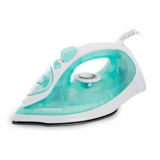 Esperanza EHI005 Steam iron Ceramic soleplate  Green,White 2200 W