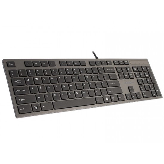 A4Tech KV-300H keyboard USB QWERTY Black, Grey