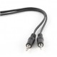 Gembird 1.2m, 3.5mm/3.5mm, M/M audio cable Black