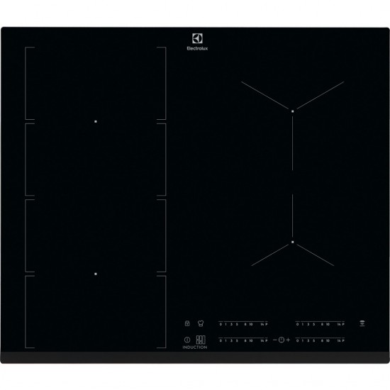 Electrolux EIV654 Black Built-in 60 cm Zone induction hob 4 zone(s)